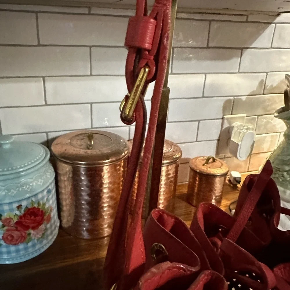 Louis Vuitton Pink Hobo Bag with Perforated Design